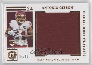 2020 Panini Encased - Substantial Rookie Swatches #SRS-28 - Antonio Gibson /60