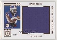 Zack Moss #/60