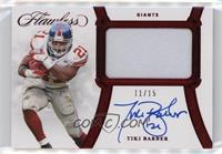 Tiki Barber #/15