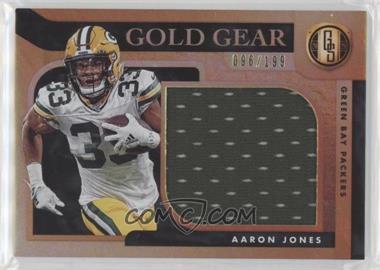 2020 Panini Gold Standard - Gold Gear Relics #GG19 - Aaron Jones /199