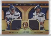 DK Metcalf, Russell Wilson [EX to NM] #/199