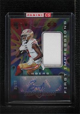 2020 Panini Illusions - [Base] - Trophy Collection Red #123 - First Impressions Autographed Memorabilia - Brandon Aiyuk /99