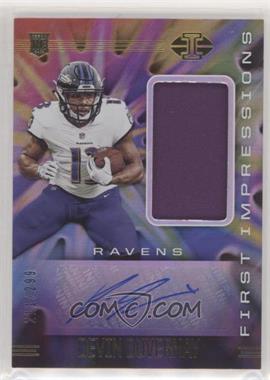 2020 Panini Illusions - [Base] #134 - First Impressions Autographed Memorabilia - Devin Duvernay /299