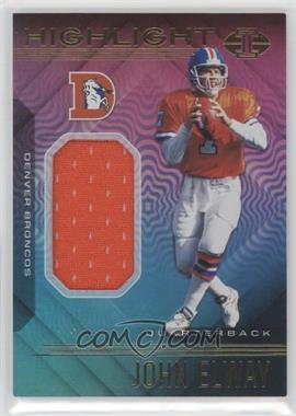 2020 Panini Illusions - Highlight Swatches #HS7 - John Elway