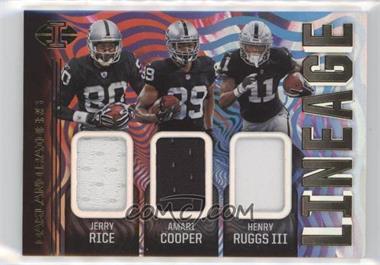 2020 Panini Illusions - Lineage #L2 - Jerry Rice, Amari Cooper, Henry Ruggs III