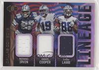 Michael Irvin, Amari Cooper, CeeDee Lamb