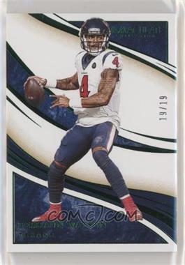 2020 Panini Immaculate Collection - [Base] - 1st Off the Line Emerald #50 - Deshaun Watson /19