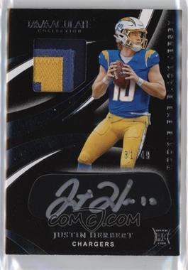 2020 Panini Immaculate Collection - Immaculate Rookie Eye Black Jersey #REB-3 - Justin Herbert /49