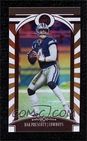 2020 Panini Legacy - [Base] - Premium Edition Mini Bronze #52 - Dak Prescott /100