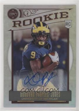 2020 Panini Legacy - [Base] - Premium Penmanship Silver #168 - Rookies - Donovan Peoples-Jones