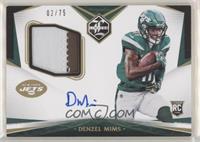 Rookie Patch Autographs - Denzel Mims #/75