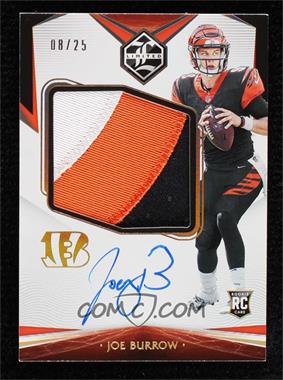 2020 Panini Limited - [Base] - Spotlight Gold #143 - Rookie Patch Autographs Variations - Joe Burrow /25