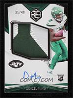 Rookie Patch Autographs Variations - Denzel Mims #/49