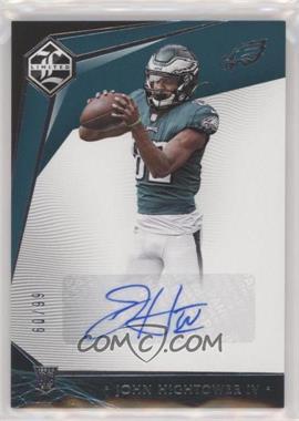 2020 Panini Limited - [Base] - Spotlight Silver #219 - Rookie Autographs - John Hightower IV /99