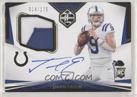 Rookie Patch Autographs - Jacob Eason #/175