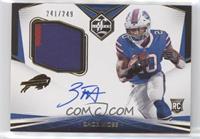 Rookie Patch Autographs - Zack Moss #/249