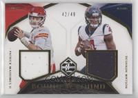 Deshaun Watson, Patrick Mahomes II #/49