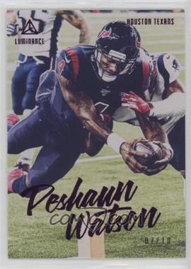 2020 Panini Luminance - [Base] - Pink #46 - Deshaun Watson /10