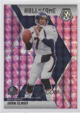 2020 Panini Mosaic - [Base] - Mosaic Camo Pink Prizm #293 - Hall of Fame - John Elway