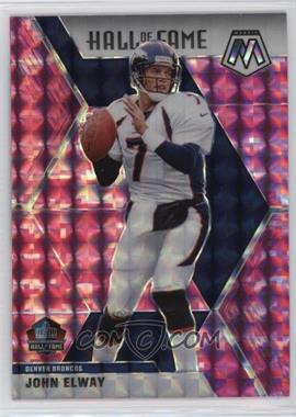 2020 Panini Mosaic - [Base] - Mosaic Camo Pink Prizm #293 - Hall of Fame - John Elway