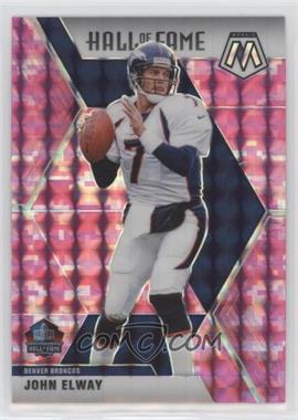 2020 Panini Mosaic - [Base] - Mosaic Camo Pink Prizm #293 - Hall of Fame - John Elway