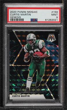 2020 Panini Mosaic - [Base] - Mosaic Genesis Prizm #159 - Curtis Martin [PSA 9 MINT]