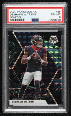 2020 Panini Mosaic - [Base] - Mosaic Genesis Prizm #85 - Deshaun Watson [PSA 8 NM‑MT]