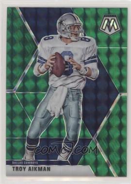 2020 Panini Mosaic - [Base] - Mosaic Green Prizm #63 - Troy Aikman