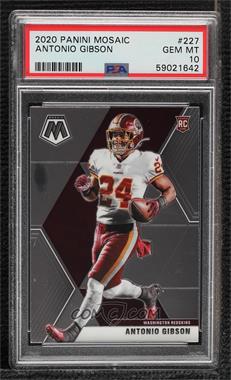 2020 Panini Mosaic - [Base] #227.1 - Rookies - Antonio Gibson [PSA 10 GEM MT]