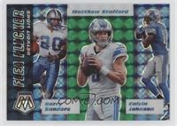 Matthew Stafford, Barry Sanders, Calvin Johnson