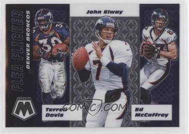 2020 Panini Mosaic - Flea Flicker #FF6 - Ed McCaffrey, Terrell Davis, John Elway