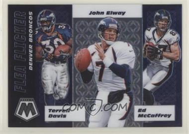 2020 Panini Mosaic - Flea Flicker #FF6 - Ed McCaffrey, Terrell Davis, John Elway