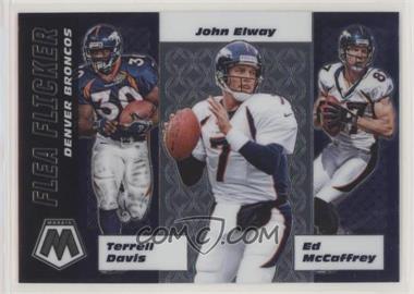 2020 Panini Mosaic - Flea Flicker #FF6 - Ed McCaffrey, Terrell Davis, John Elway