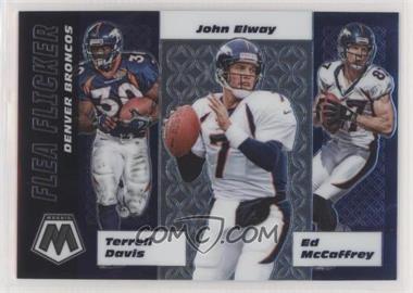 2020 Panini Mosaic - Flea Flicker #FF6 - Ed McCaffrey, Terrell Davis, John Elway