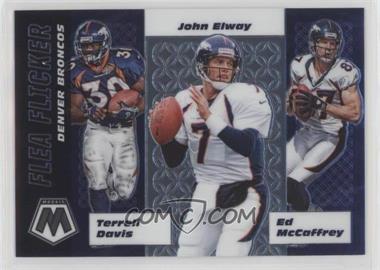 2020 Panini Mosaic - Flea Flicker #FF6 - Ed McCaffrey, Terrell Davis, John Elway