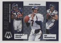 Ed McCaffrey, Terrell Davis, John Elway