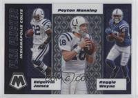 Edgerrin James, Peyton Manning, Reggie Wayne