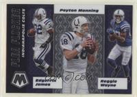 Edgerrin James, Peyton Manning, Reggie Wayne