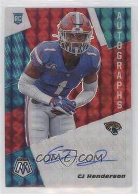 2020 Panini Mosaic - Rookie Autographs Mosaic - Choice Fusion Red #RA46 - CJ Henderson