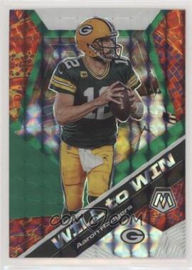 2020 Panini Mosaic - Will to Win - Mosaic Green #WW11 - Aaron Rodgers