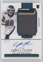 Rookie Patch Autographs - Jalen Reagor #/18