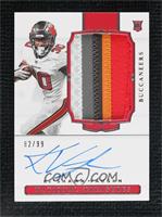 Rookie Patch Autographs - Ke'Shawn Vaughn #/99