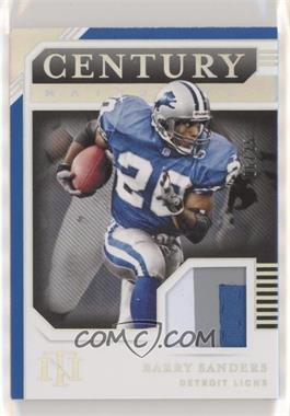 2020 Panini National Treasures - Century Materials - Holo Silver #CM-BS - Barry Sanders /25