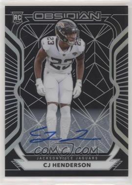 2020 Panini Obsidian - [Base] - Autographs #145 - Rookies - CJ Henderson /150