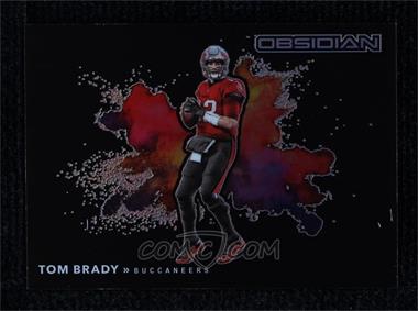 2020 Panini Obsidian - Color Blast Black #CBB12 - Tom Brady