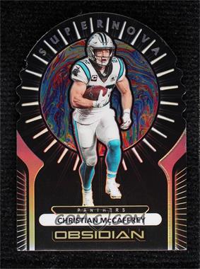 2020 Panini Obsidian - Supernova - Electric Etch Yellow #S1 - Christian McCaffrey /10