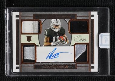 2020 Panini One - [Base] - Bronze #76 - Rookie Quad Patch Autographs - Henry Ruggs III /25 [Uncirculated]