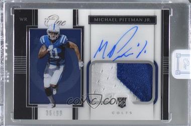 2020 Panini One - [Base] #132 - Premium Rookie Patch Autograph - Michael Pittman Jr. /99 [Uncirculated]