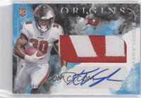 Rookie Jumbo Patch Autographs - Ke'Shawn Vaughn #/25