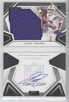 Rookies Playbook Jersey Autographs - Jake Fromm #/199